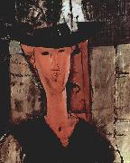 Amedeo Modigliani Dame mit Hut France oil painting artist
